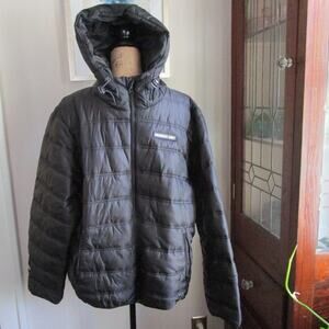 Members Only Cleveland Cavs Puffer Coat Size XL Black Hooded Men Streetwear Goth